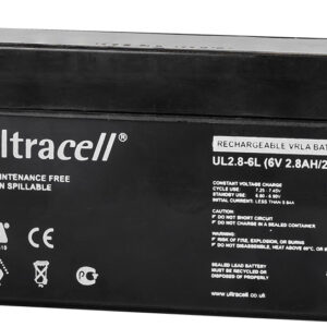 Bateria Chumbo 6V 2,8Ah (134 x 35 x 61 mm) - Ultracell