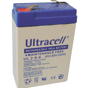 Bateria Chumbo 6V 2,8Ah (66 x 33 x 97 mm) - Ultracell