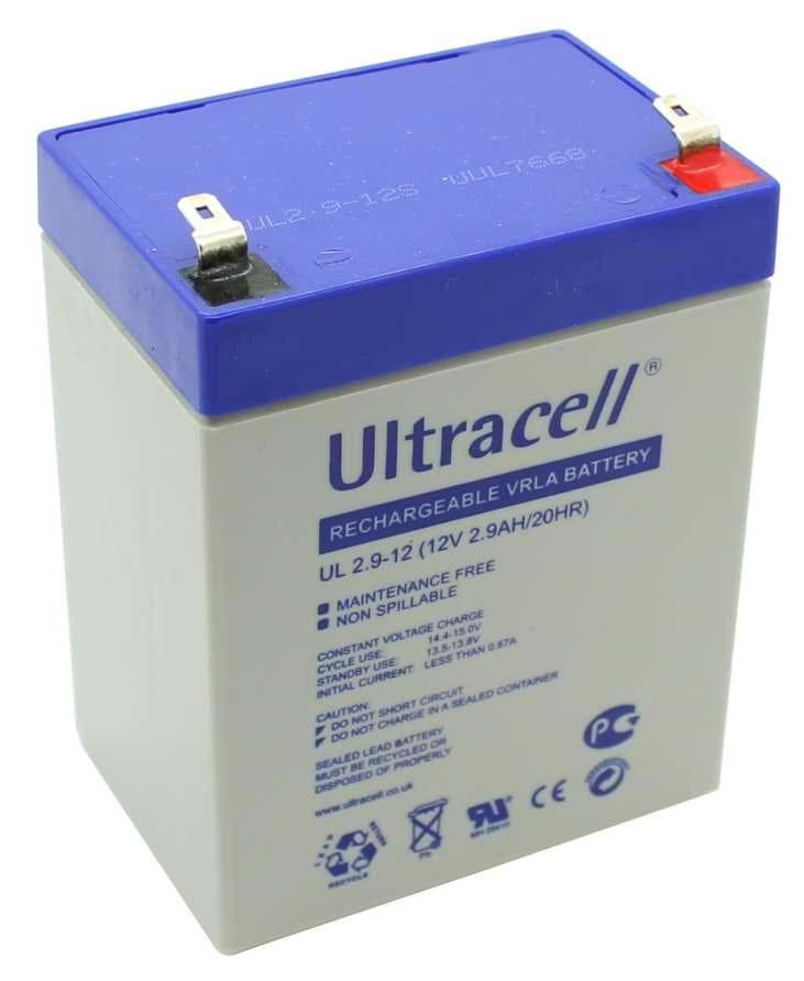 Bateria Chumbo 12V 2,9Ah (79 x 56 x 99 mm) - Ultracell