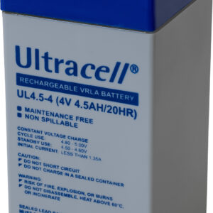 Bateria Chumbo 4V 4,5Ah (48 x 46 x 110 mm) - Ultracell