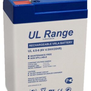 Bateria Chumbo 6V 4,5Ah (70 x 47 x 101 mm) - Ultracell
