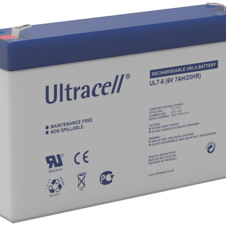 Bateria Chumbo 6V 7Ah (151 x 34 x 94 mm) - Ultracell
