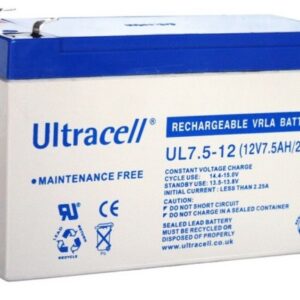 Bateria Chumbo 12V 7,5Ah (150 x 63 x 95 mm) - Ultracell