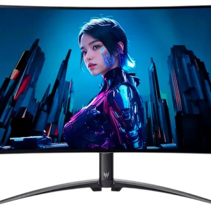 Monitor Gaming Curvo Predator OLED 34 X34 X UltraWide Quad HD 240Hz FreeSync Premium (Preto) - ACER