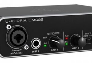 Interface áudio USB - Behringer