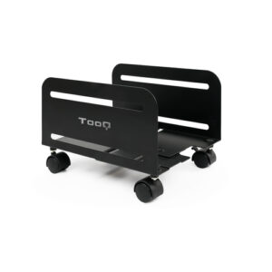 Suporte p/ Caixa de PC 10Kg c/ Rodas (Preto) - TooQ