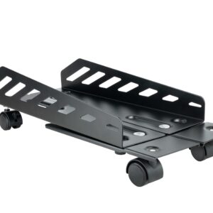 Suporte p/ Caixa de PC 25Kg c/ Rodas (Preto) - TOOQ