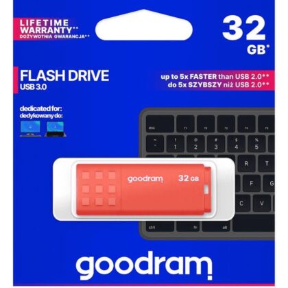 Pen Drive USB 3.0 32GB UCL3 (Laranja) - GOODRAM