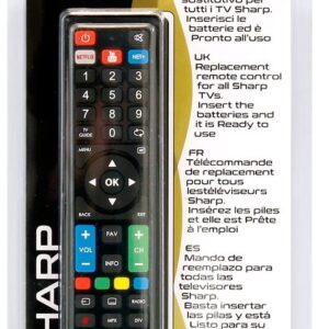 Comando Universal Dedicado p/ TVs LCD SHARP - UNITRONIC