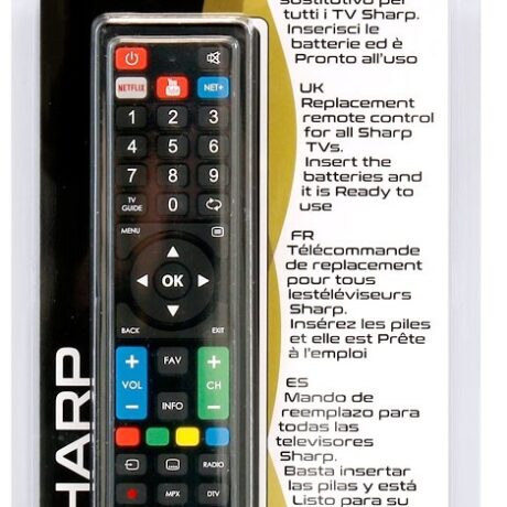 Comando Universal Dedicado p/ TVs LCD SHARP - UNITRONIC