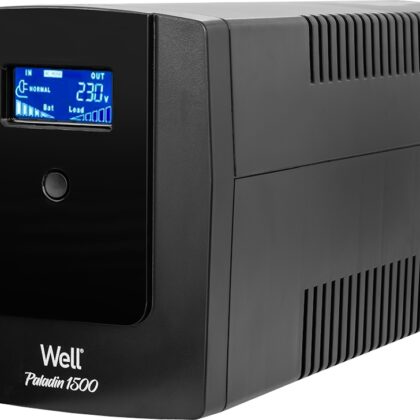 UPS Interactiva 1500VA/900W (3x Schuko) - WELL