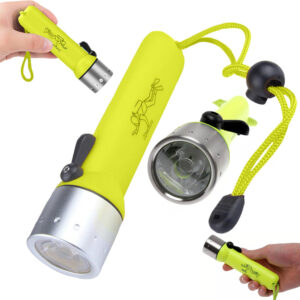 Lanterna LED Mergulhador Diodo CREE Q3 3W 180Lm (Amarelo)