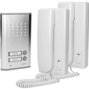 Kit Audio Porteiro c/ 2 Unidades Interiores (2 Habita??es) - ORNO