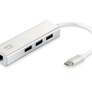 Placa de Rede USB-0504 Ethernet 1000 Mbit/s - LEVELONE