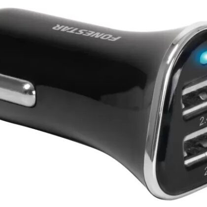 Carregador de Isqueiro 2x USB 5V / 2,4A - FONESTAR