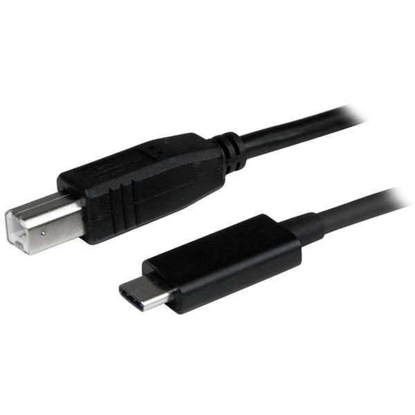 Adaptador USB C Macho - USB B Macho Preto (1 metro) - STARTECH