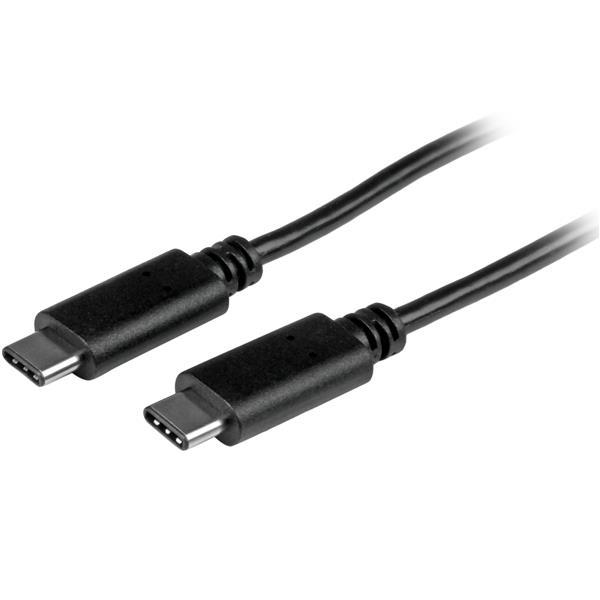 Cabo USB C Macho - USB C Macho (1 metro) Preto - STARTECH