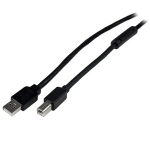 Adaptador USB A Macho - Mini-USB B Macho (20 mts) Preto - STARTECH