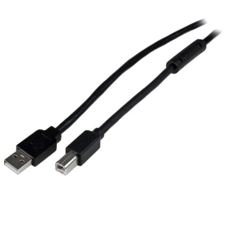 Adaptador USB A Macho - Mini-USB B Macho (20 mts) Preto - STARTECH