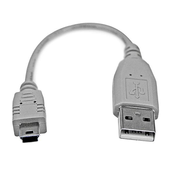 Cabo USB A Macho - Mini-USB B Macho (15cm) - STARTECH