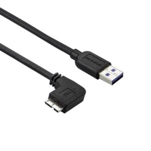 Cabo USB A Macho - Micro-USB B Macho (2 mts) Preto - STARTECH