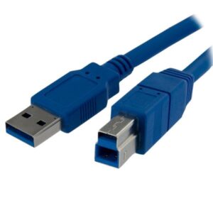 Cabo USB A Macho - USB B Macho Azul (1 metro) - STARTECH