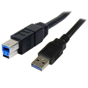 Cabo USB 3.0 A - USB 3.0-B Preto (3 mts) - STARTECH