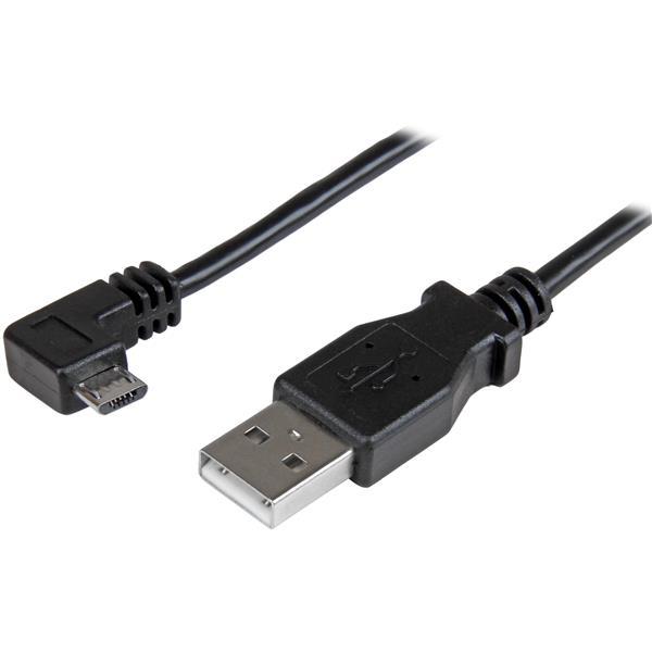 Cabo USB A Macho - Micro-USB A Macho (50 cm) Preto - STARTECH
