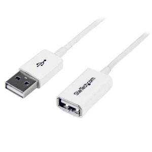Cabo USB A Macho-Fêmea Branco (1 m) - STARTECH