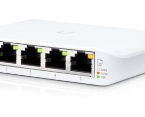 Switch USW Flex Mini 5 Portas Gigabit Managed PoE - UBIQUITI