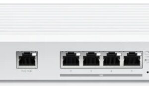 Switch de Rede 5 Portas UniFi Flex XG Gerido L2 10/100/1000 Mbps PoE (Branco) - UBIQUITI