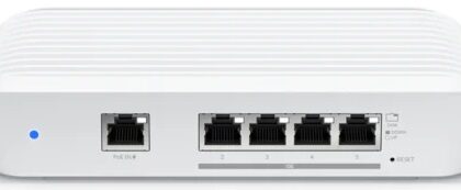 Switch de Rede 5 Portas UniFi Flex XG Gerido L2 10/100/1000 Mbps PoE (Branco) - UBIQUITI