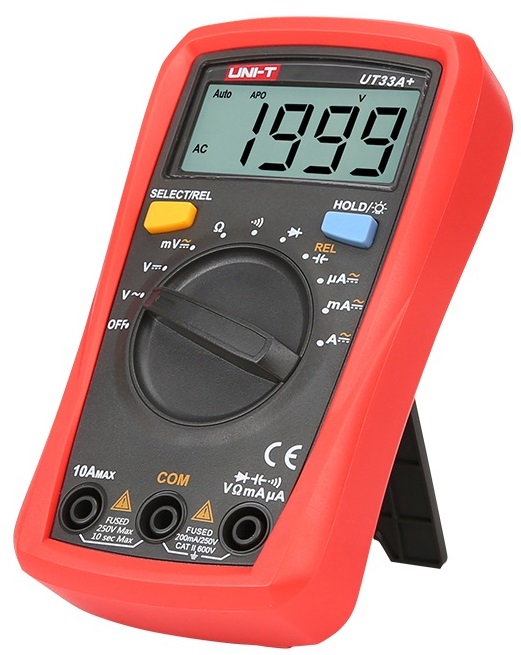 Multimetro Mini Digital Automático CAT ll 600V (UT33A+) - UNI-T