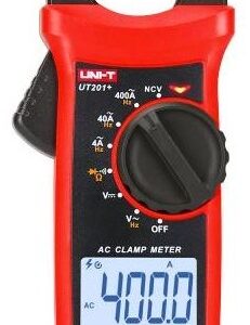 Pinça Amperímétrica Digital AC/DC 600V 400A True RMS - UNI-T UT201+
