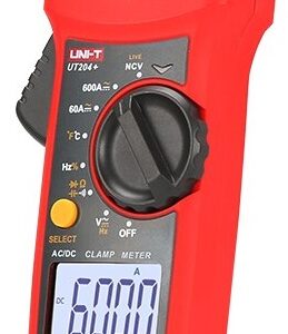 Pinça Amperímétrica Digital TrueRMS 600V 600A - UNI-T UT204+