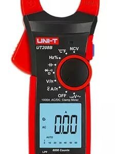 Pinça Amperímétrica Digital AC/DC 1000A - UNI-T