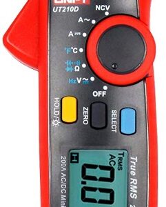 Pin?a Amper?m?trica Digital AC/DC c/ Multimetro True RMS - UNI-T