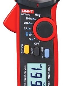 Pin?a Amper?m?trica Digital c/ Multimetro True RMS - UNI-T