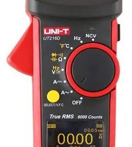 Pin?a Amper?m?trica Digital (LED) True RMS AC 60A/600A AC/DC 1000V - UNI-T