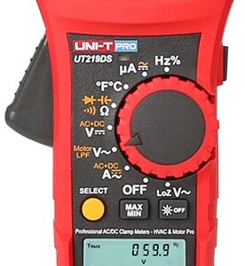 Pin?a Amperim?trica Profissional Digital AC/DC 1000V 600A True RMS - UNI-T