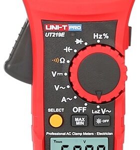 Pinça Amperimétrica Profissional Digital AC/DC 1000V 600A True RMS - UNI-T