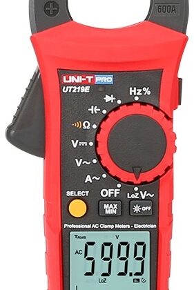Pinça Amperimétrica Profissional Digital AC/DC 1000V 600A True RMS - UNI-T