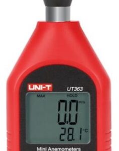 Anemómetro Digital 0~30M/S com Função de Temperatura - UNI-T