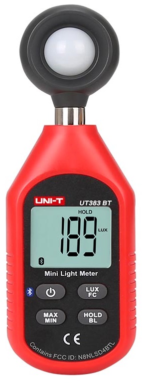 Luxímetro Digital 0 ~ 199999 Lux (Bluetooth) - UNI-T