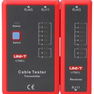 Testador de Rede RJ11 e RJ45 - UNI-T