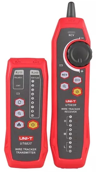 Testador Continuidade Cabos Telefone/Rede UTP - UNI-T