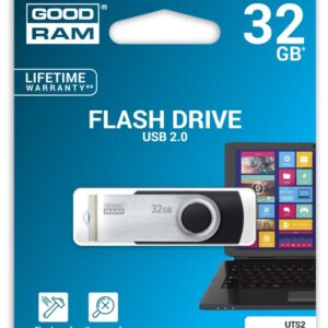 Pen Drive USB2.0 32GB UTS2 (Preto) - GOODRAM
