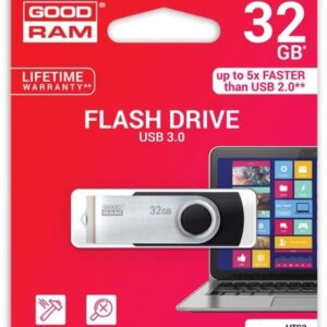 Pen Drive USB3.0 32GB UTS3 (Preto) - GOODRAM