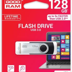 Pen Drive USB3.0 128GB UTS3 (Preto) - GOODRAM