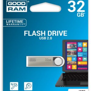 Pen Drive USB 2.0 32GB UNN2 (Prateado) - GOODRAM